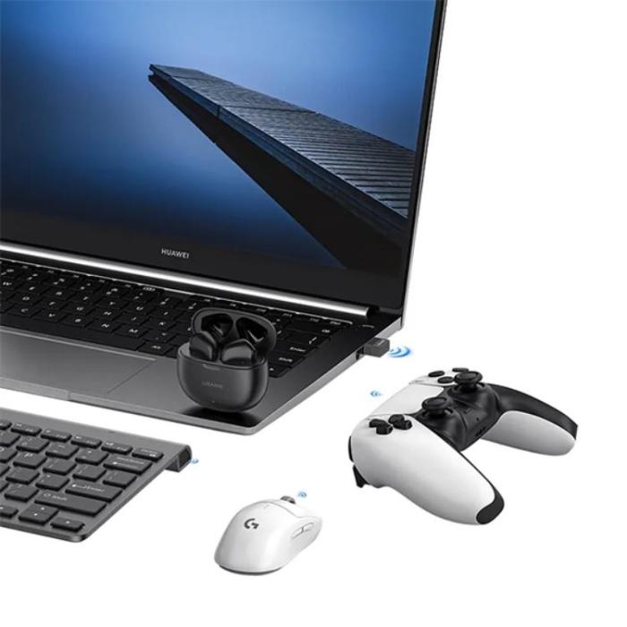USAMS - USAMS USB Adapter Bluetooth - Svart