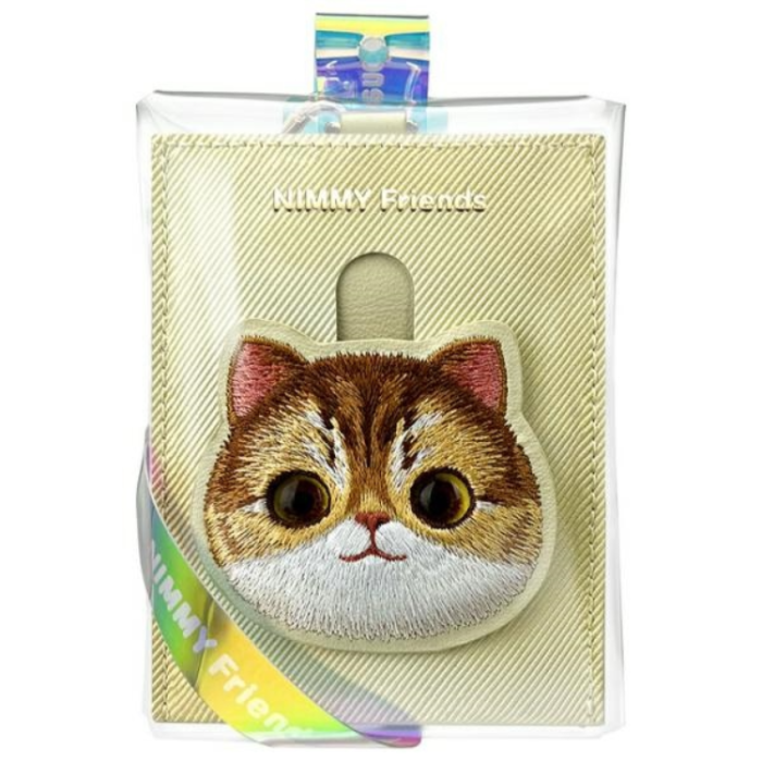 NIMMY - Nimmy Korthållare Big Eyed Pet 2.0 Cat - Khaki