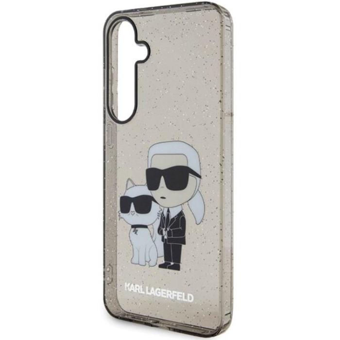 KARL LAGERFELD - Karl Lagerfeld Galaxy S24 Plus Mobilskal Glitter Karl & Choupette