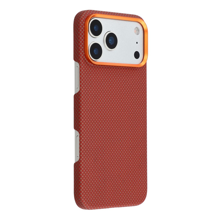 Mobilskal till iPhone 17 Pro MagSafe Aramid Fiber - Röd | 2353 | AlltMobil