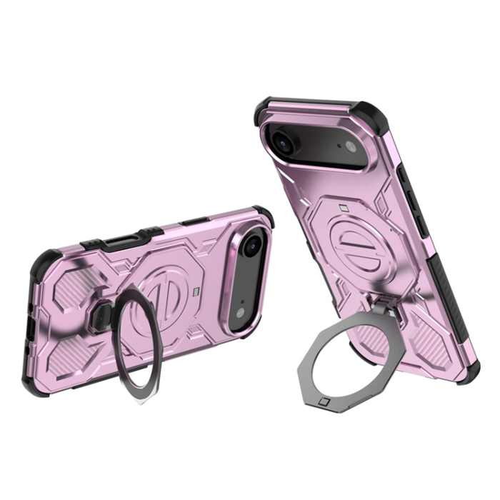A-One Brand - iPhone 17 Air Mobilskal Rotating Kickstand - Rosa