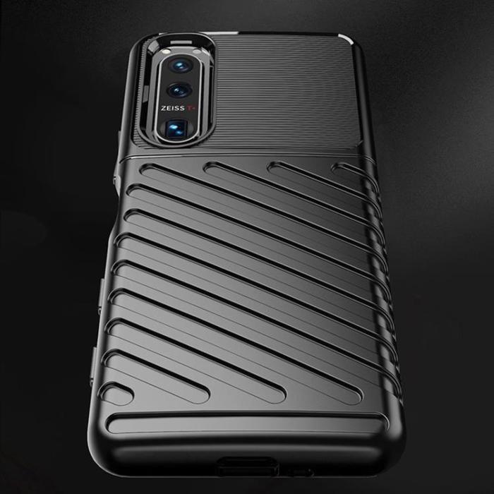 UTGATT1 - Thunder Flexible Skal Sony Xperia 5 III - Svart
