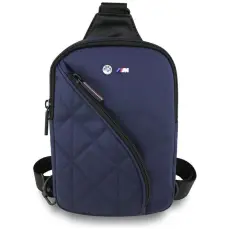 BMW - BMW Mobilv&auml;ska Crossbody Nylon Pocket & Metal Logo BMCPBPNYPOV - Navy