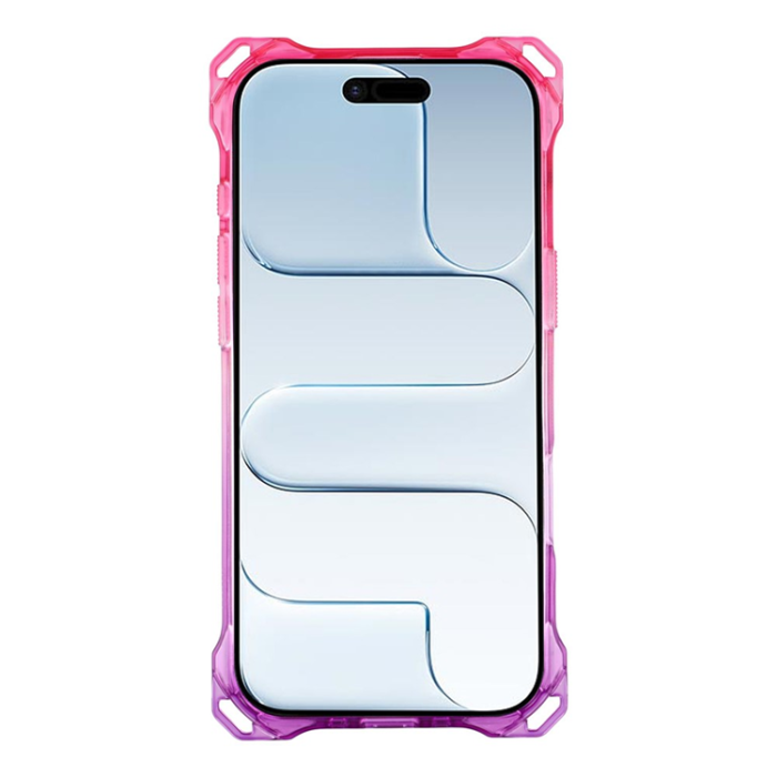 A-One Brand - iPhone Air Mobilskal MagSafe Kickstand - Gradient Rosa/Lila