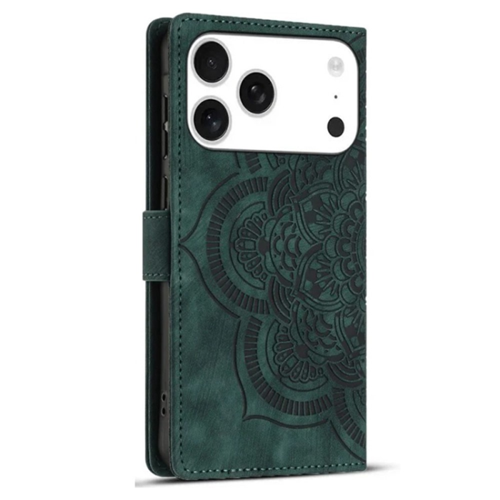 WANLONFENG - [2Pcs] WANLONFENG iPhone 17 Pro Plånboksfodral MTL Series