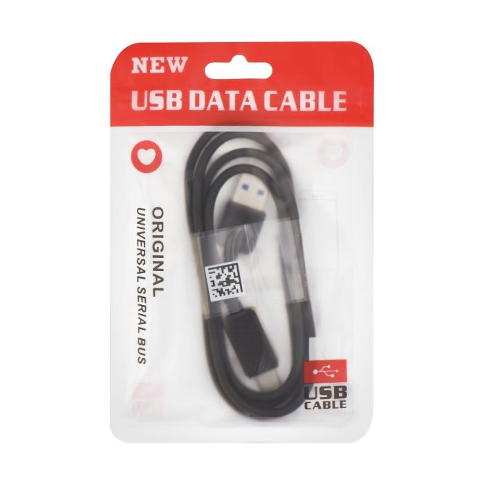 OEM - USB-C till USB-A kabel 3.0 HD2 1m Svart