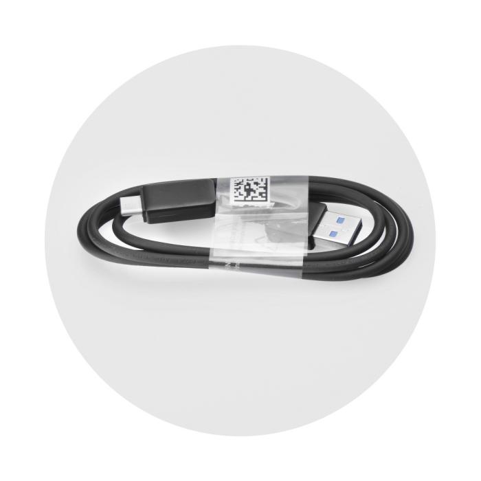 OEM - USB-C till USB-A kabel 3.0 HD2 1m Svart