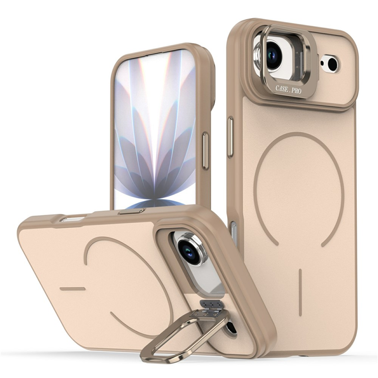 iPhone Air Mobilskal MagSafe Skin-Touch Kickstand - Guld (Ökenguld) | 2353 | AlltMobil