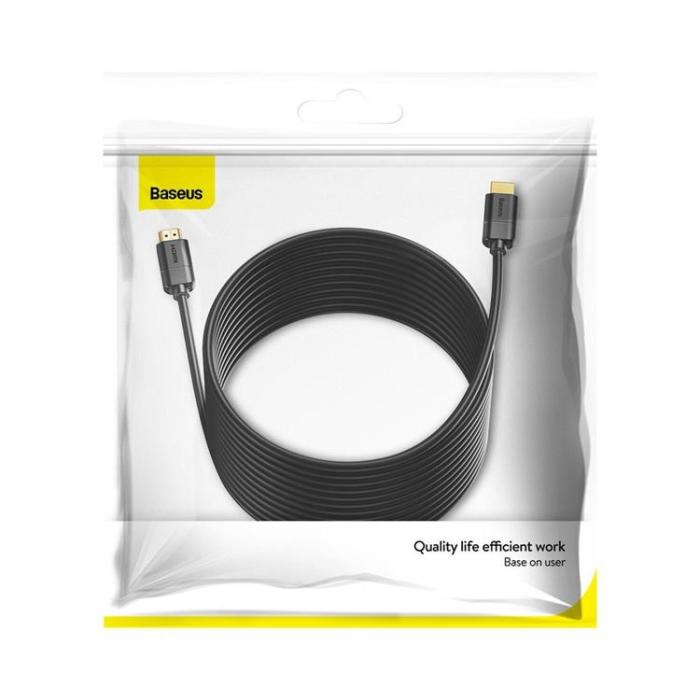 BASEUS - Baseus HDMI 4K Kabel 8 m - Svart