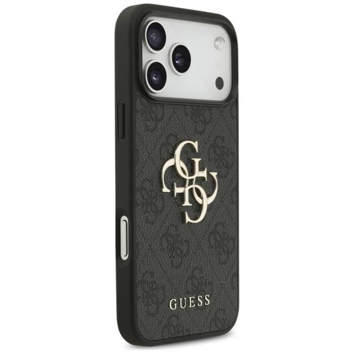 Guess - Guess iPhone 17 Pro Max Mobilskal 4G Strap 4G Classic Logo - Svart
