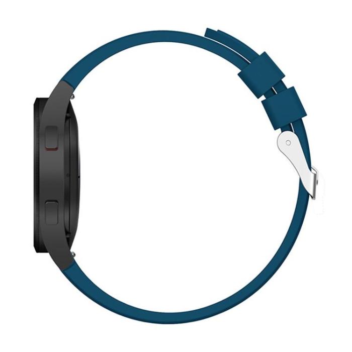 OEM - Galaxy Watch 6 Classic (43mm) Armband Silikon - Mörkblå