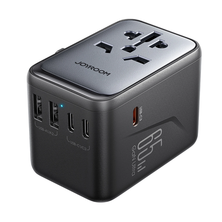 Joyroom Reseadapter 65W EU US JP AU UK CN - Svart | 505295 | AlltMobil