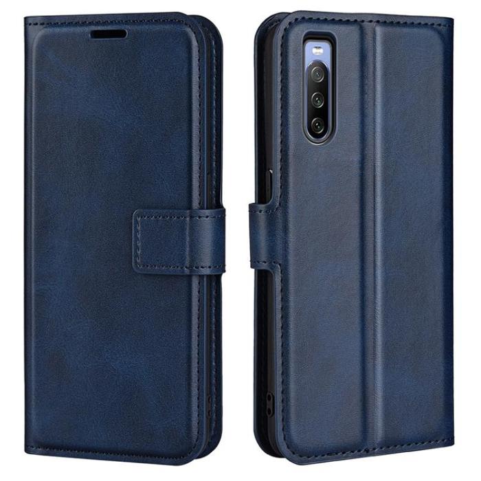 OEM - Sony Xperia 10 IV Plånboksfodral Flip Folio - Blå