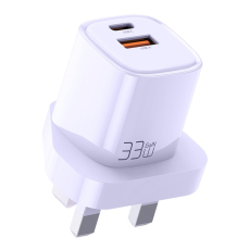 Mcdodo - MCDODO Snabbladdare 33W USB-C - USB-A UK PD Nano - Lila