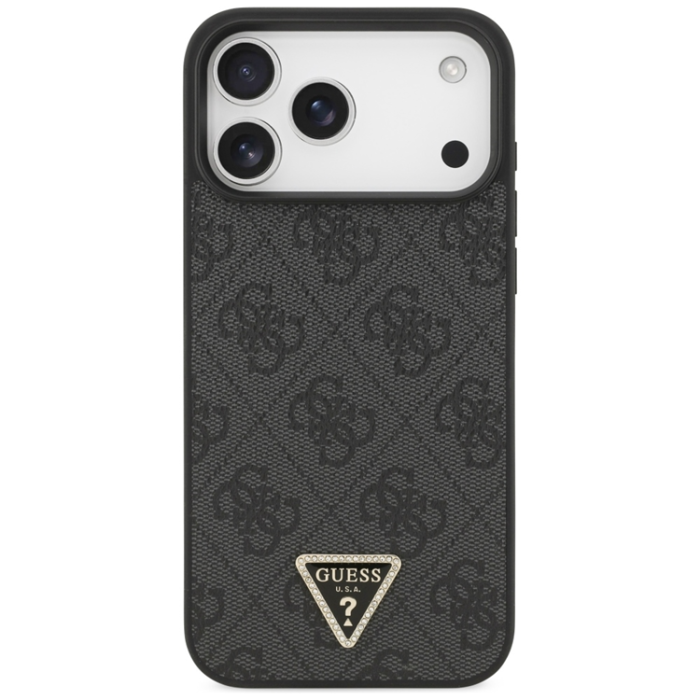 Celly - Guess iPhone 18 Pro Max/17 Pro Max Mobilskal MagSafe 4G Triangle Strass