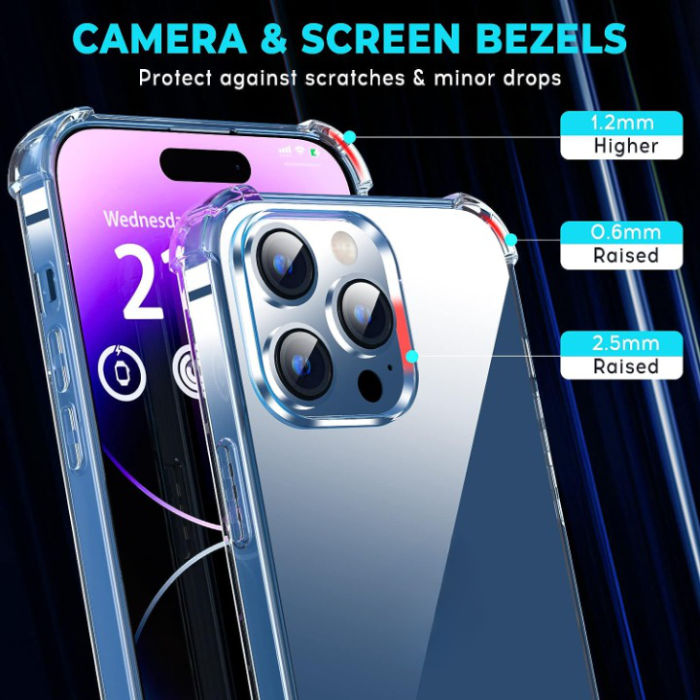 Boom of Sweden - BOOM iPhone 15 Pro Max Mobilskal Shockproof TPU - Clear