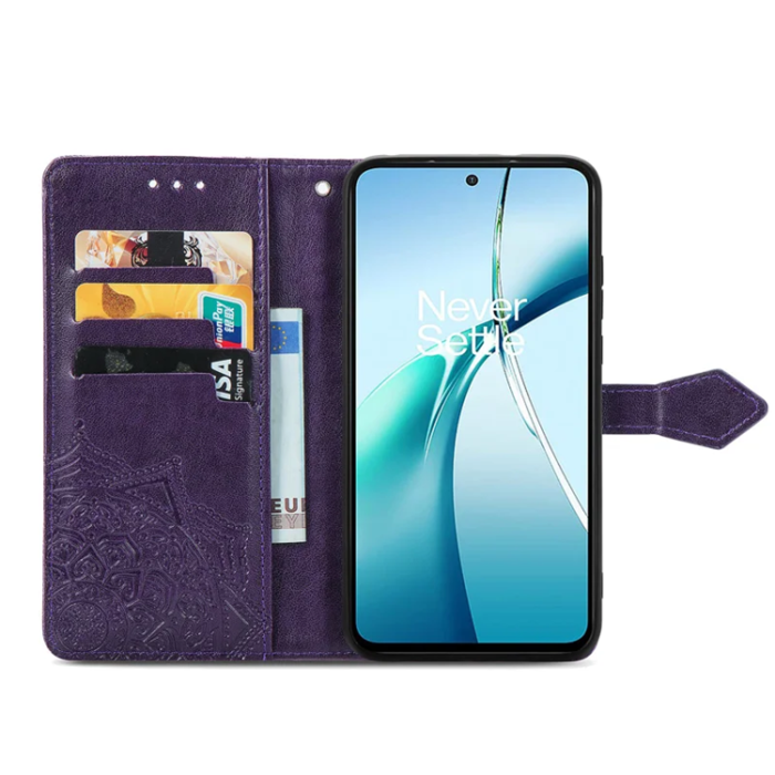 A-One Brand - Xiaomi 15 Ultra Plånboksfodral Mandala Flower Läder - Lila