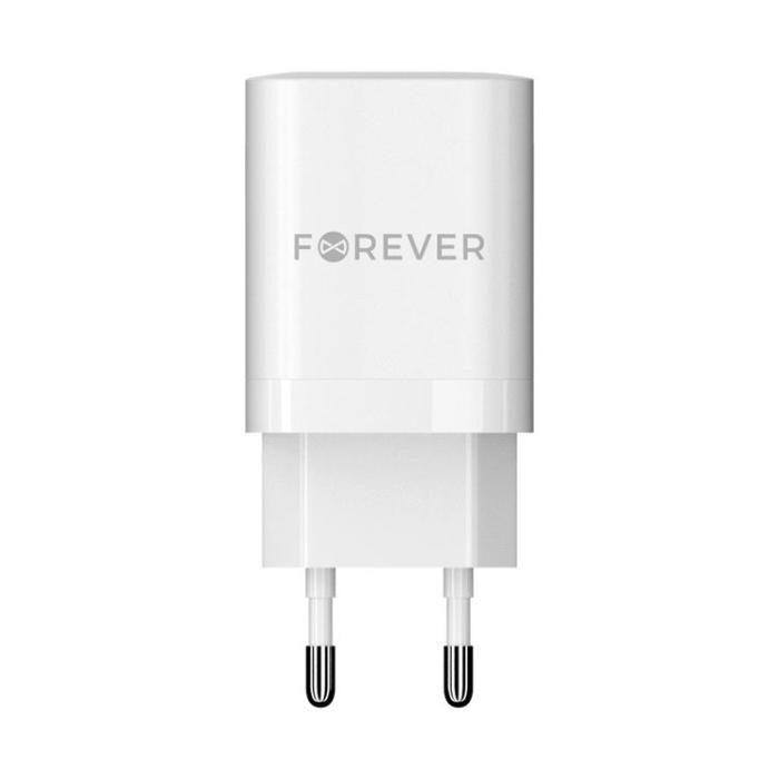 Forever - Forever Snabbladdare 35W 2x USB-C GaN PD QC TC-05-35CC - Vit