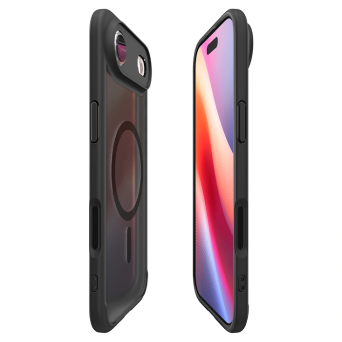 Spigen - Spigen iPhone 17 Air Mobilskal Magsafe Ultra Hybrid - Frost Svart