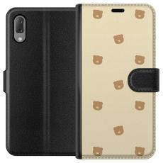 iSecrets - Plånboksfodral till Sony Xperia L3 med Björnmönster