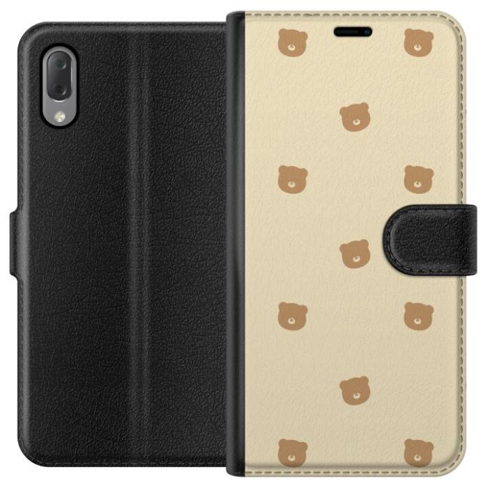 iSecrets - Plånboksfodral till Sony Xperia L3 med Björnmönster