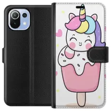 Gustaf - Pl&aring;nboksfodral till Xiaomi Mi 11 Lite med Glad enh&ouml;rning