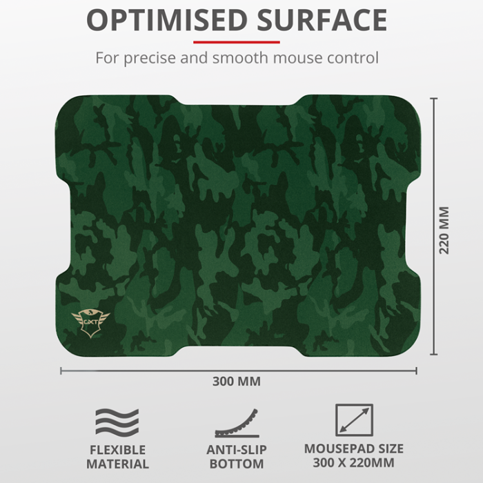 UTGATT1 - TRUST GXT 781 Rixa Camo Mouse & Pad