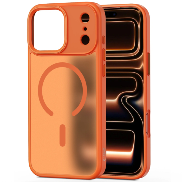 Tech-Protect - Tech-Protect iPhone 17 Pro Max Mobilskal Magsafe Matte - Cosmic Orange