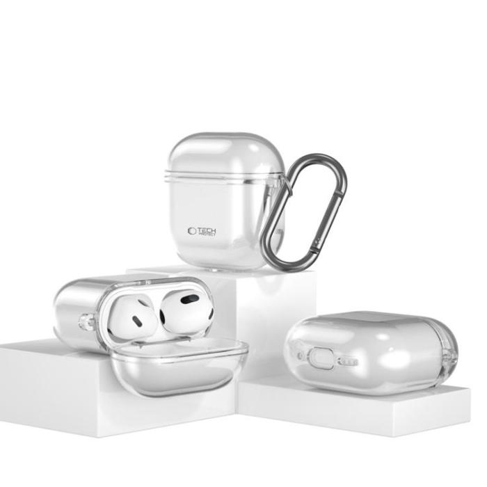 Tech-Protect - Tech-Protect Airpods 4 Skal Flexair - Clear