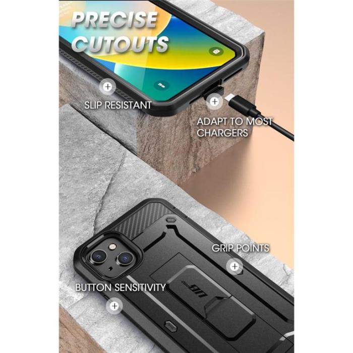 SupCase - SupCase iPhone 14 Skal Unicorn Beetle Pro - Svart
