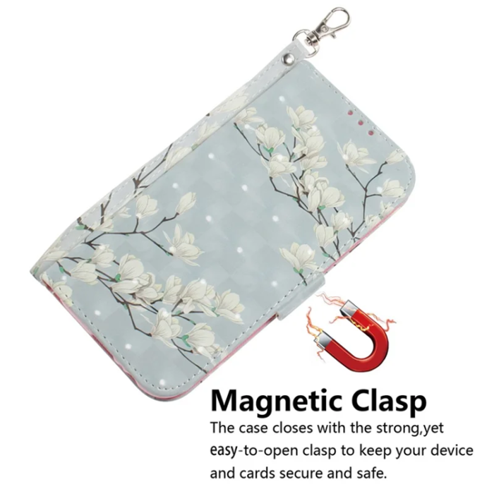 A-One Brand - Sony Xperia 10 VI Plånboksfodral 3D Pattern - Magnolia
