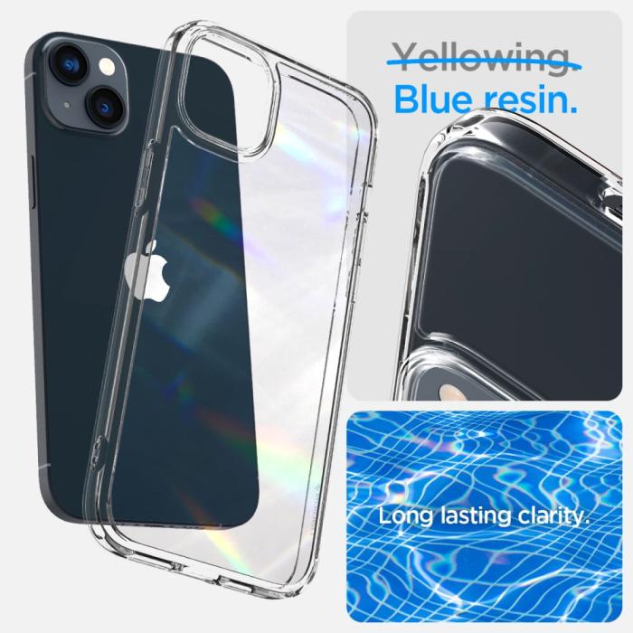 Spigen - Spigen iPhone 14 Skal Ultra Hybrid - Crystal Clear