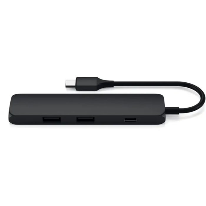 Satechi - Satechi Slim USB Hubber med 4K HDMI - Svart