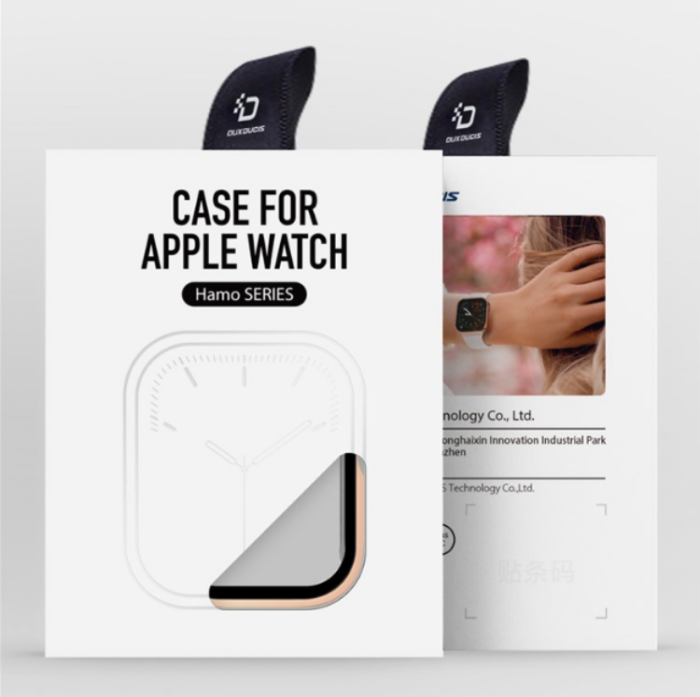 Dux Ducis - DUX DUCIS Apple Watch 7/8 (41mm) Skal Electroplated PC - Rosa Guld