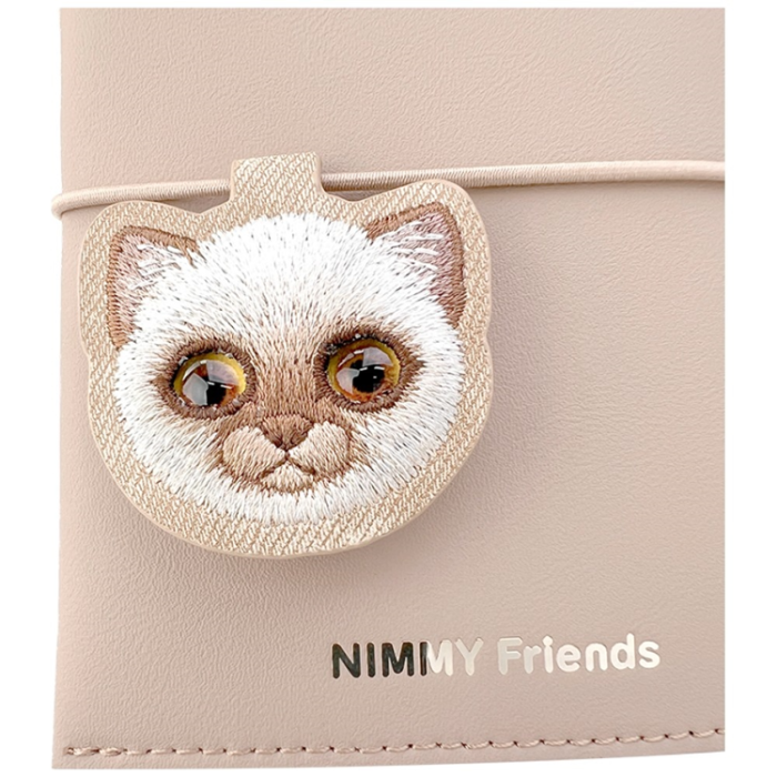 NIMMY - Nimmy 2in1-Set Notebook och Penna New Big-Eye Cute Pets 2.0 Cat - Brun