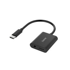 Hama - HAMA Audio Adapter 2In1 USB-C To 3,5mm Jack/USB-C Socket