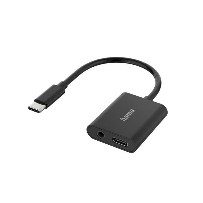 Hama - HAMA Audio Adapter 2In1 USB-C To 3,5mm Jack/USB-C Socket