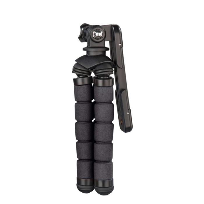 Hama - HAMA Bordsstativ Flex Smartphone & GoPro 14cm Svart