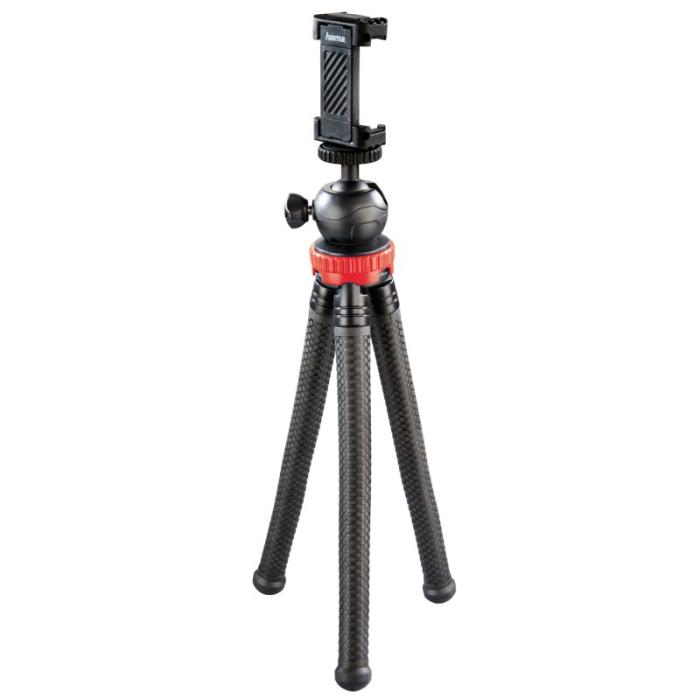 Hama - HAMA Bordsstativ Kamera, Smartphone & GoPro FlexPro 27 cm Röd