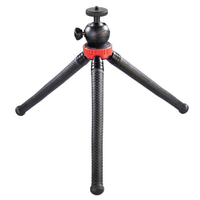 Hama - HAMA Bordsstativ Kamera, Smartphone & GoPro FlexPro 27 cm Röd