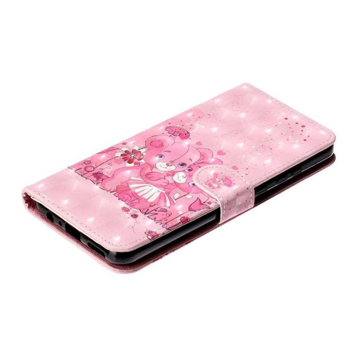 OEM - Plånboksfodral för Samsung Galaxy S26 3D-mönster Konstläder - Bär