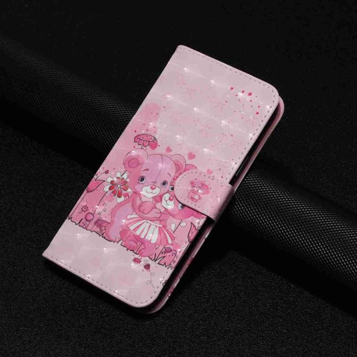 OEM - Plånboksfodral för Samsung Galaxy S26 3D-mönster Konstläder - Bär