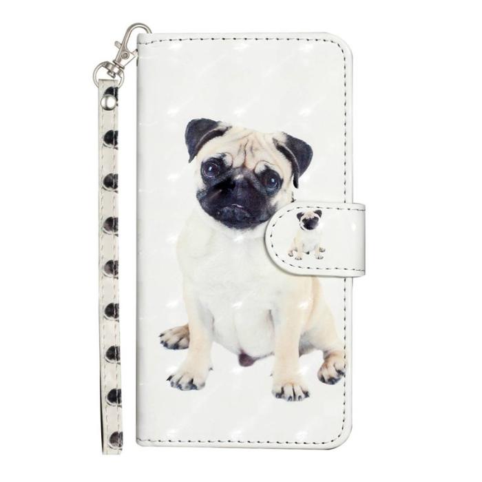 OEM - Plånboksfodral för Samsung Galaxy S26 3D-mönster Konstläder - Hund