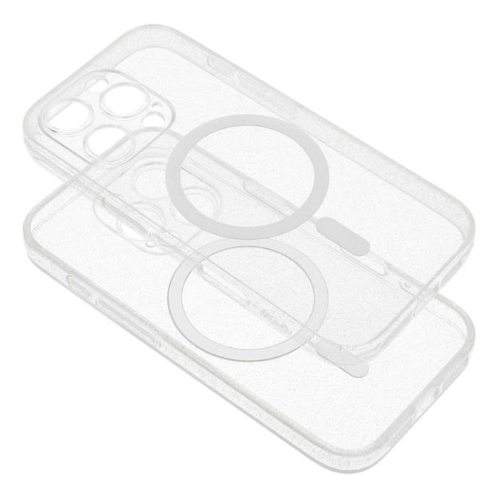 OEM - Galaxy S25 Ultra Mobilskal Magsafe Clear - Glitter Clear