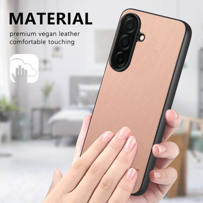 OEM - Mobilskal för Samsung Galaxy S26 Plus Konstläder - Rosa
