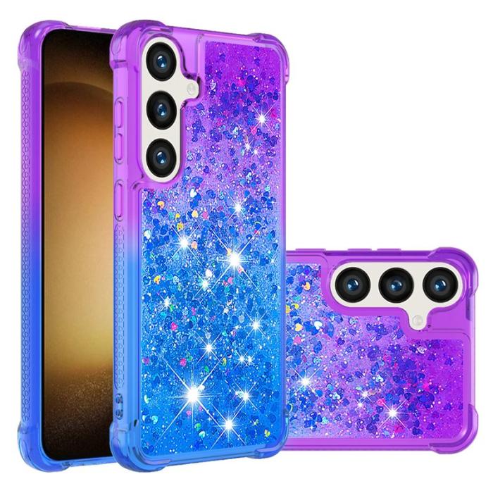 OEM - Mobilskal för Samsung Galaxy S26 Plus TPU - Lila + Ljusblå