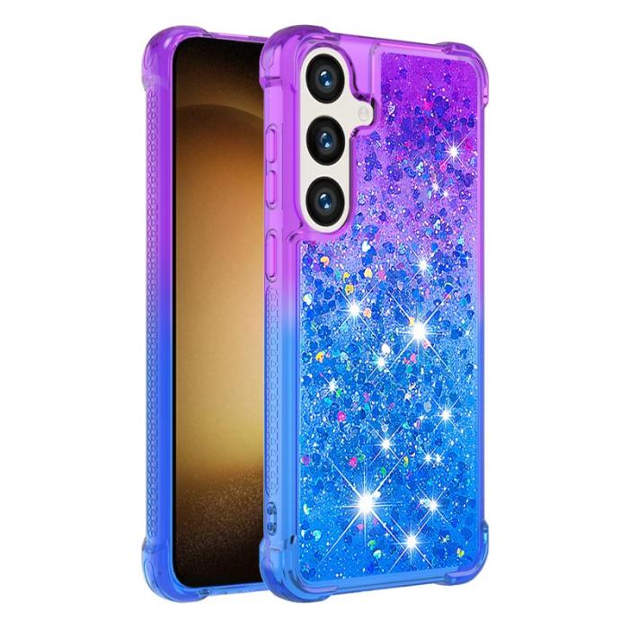 OEM - Mobilskal för Samsung Galaxy S26 Plus TPU - Lila + Ljusblå