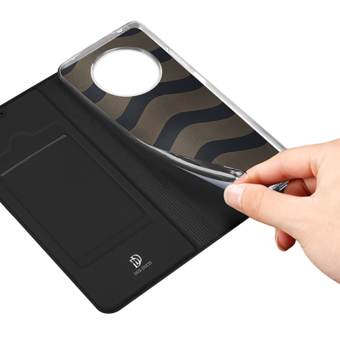 UTGATT5 - Dux Ducis Huawei Nova Y90 Plånboksfodral Skin Pro - Svart