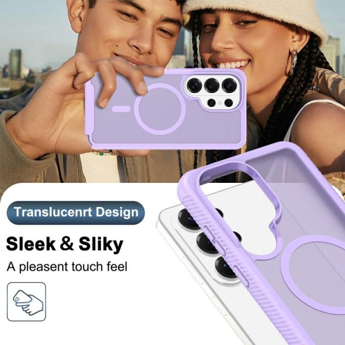 OEM - Mobilskal för Samsung Galaxy S26 Ultra Magnetiskt 2 i 1 PC + TPU - Lila