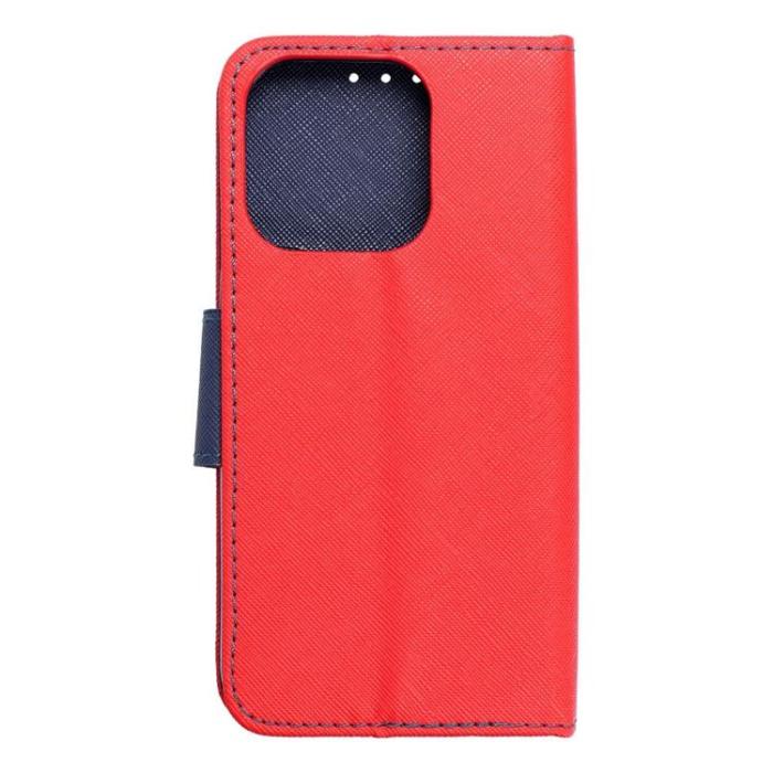 OEM - iPhone 15 Pro Max Plånboksfodral Fancy - Röd/Navy